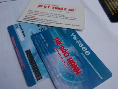 Công ty In Thẻ Nhựa chuyên nhận in thẻ bảo hành PVC lấy ngay, giá rẻ