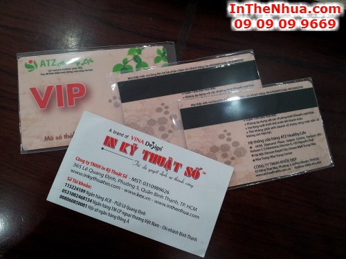 Thẻ từ ứng dụng cho thẻ VIP thành viên, VIP khách hàng - thực hiện in ấn tại In Thẻ Nhựa - InTheNhua.com