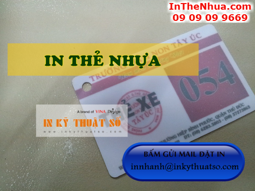 Bấm gửi email đặt in thẻ giữ xe từ dịch vụ in thẻ nhựa TPHCM với In Thẻ Nhựa - InTheNhua.com