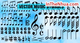 Thiết kế vector nhạc cho các trung tâm âm nhạc
