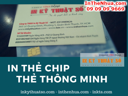 In thẻ chip được thực hiện tại In Thẻ Nhựa - InTheNhua.com